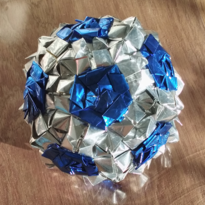 Diamond ball origami