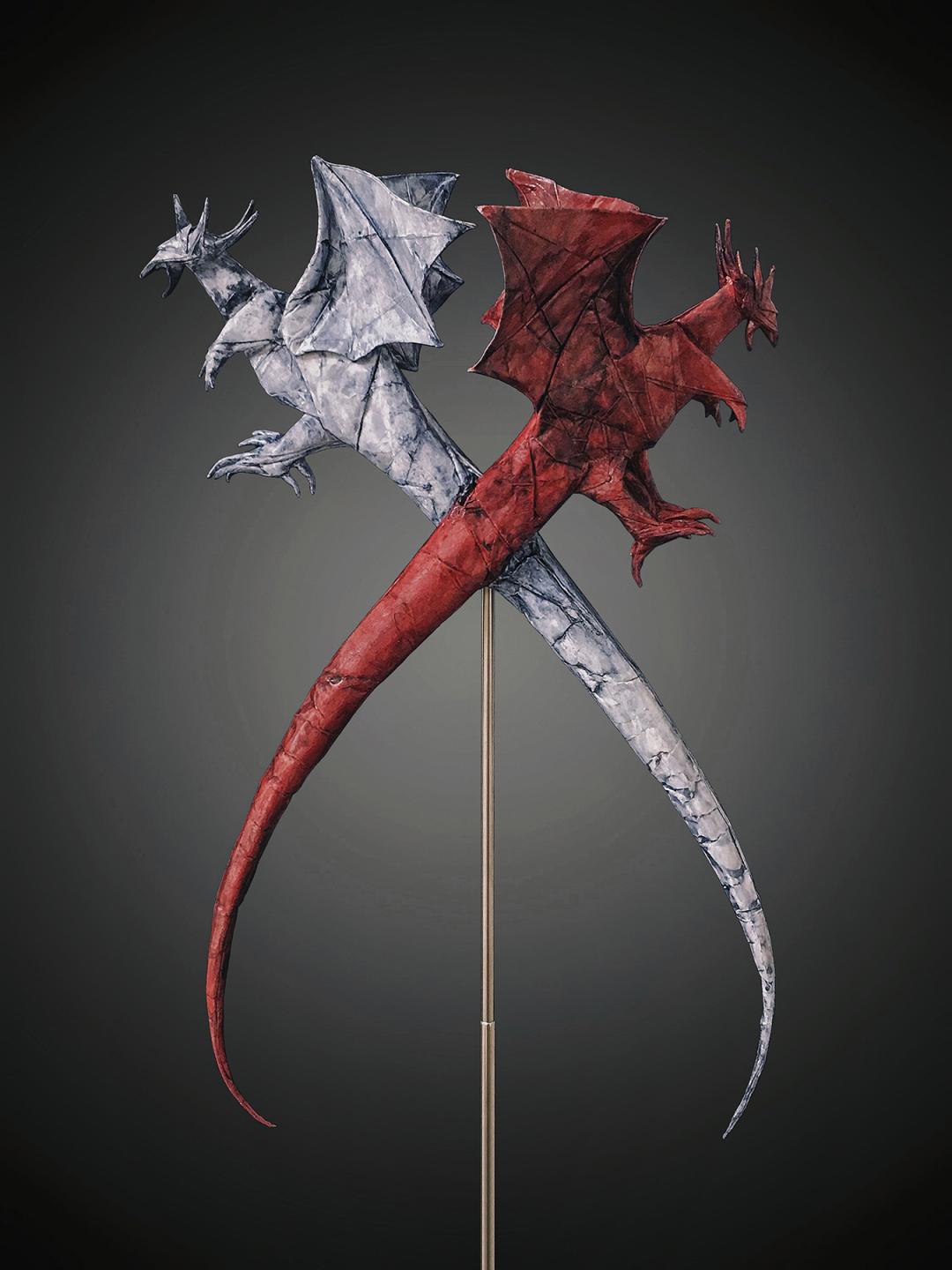 white dragon vs red dragon