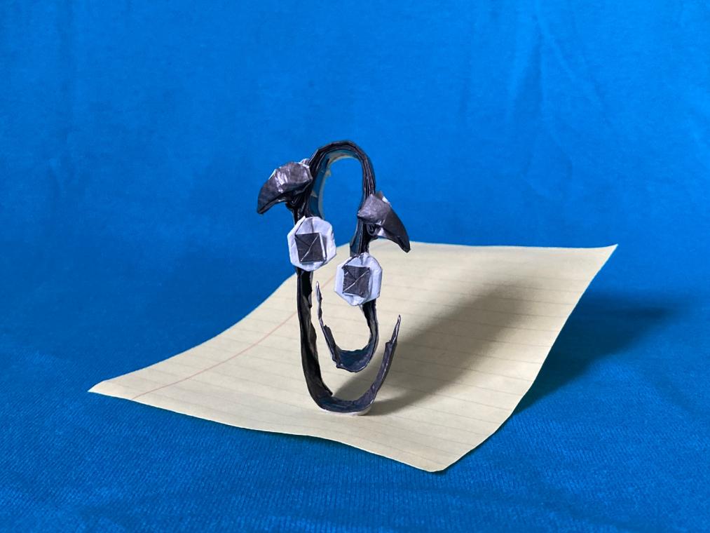 Recreation of Clippit icon, also known as Clippy, from MS Office Assistant
