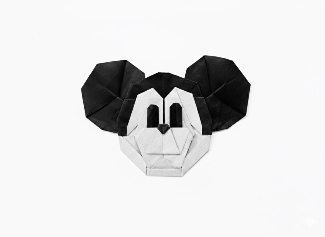 ミッキーマウスの顔