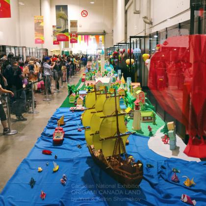 Origami Canada Land by Yuri & Katrin Shumakov, Toronto, ON, Canada