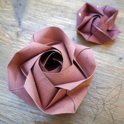 Origami Rose by Evi Binzinger