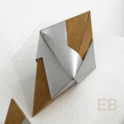 Origami Box With Leaves by Evi Binzinger