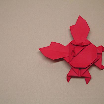 Crab origami design