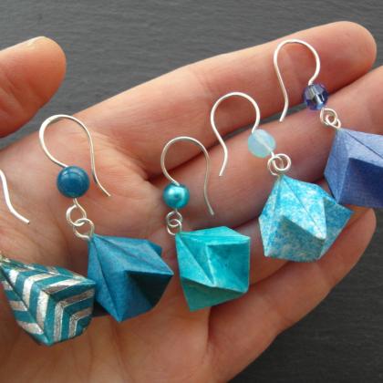 Blue Bells, collection of earrings