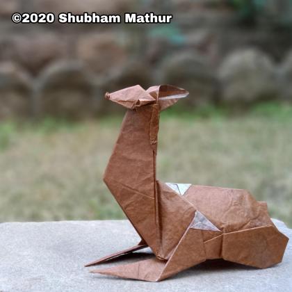 Origami Deer by Shubham Mathur
