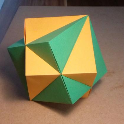 Compound of Two Cubes