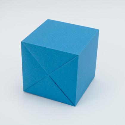 Fujimoto Cube (CFW 252), folded and photographed by Michał Kosmulski