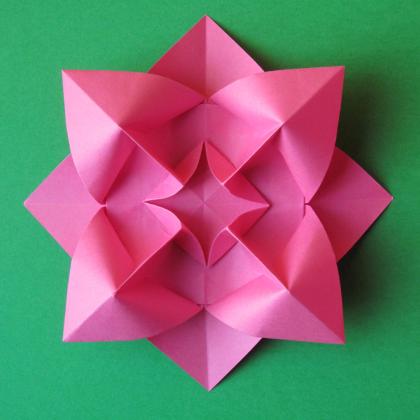 Origami: Fiore bombato by Francesco Guarnieri