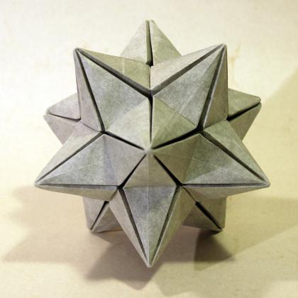 Stellated Dodecahedron (One Sheet) by John Szinger
