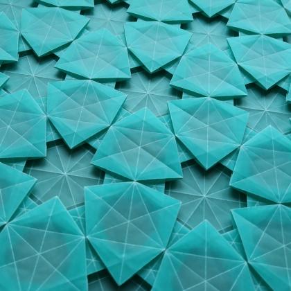 origami tessellation from traditional islamic pattern (2021)