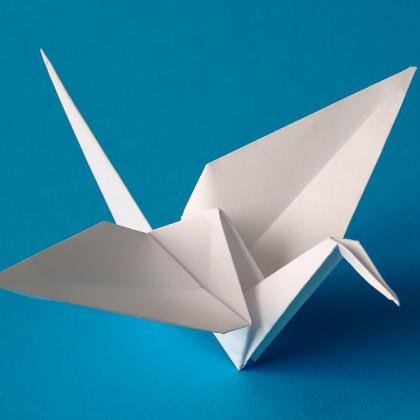 Orizuru, classic origami crane