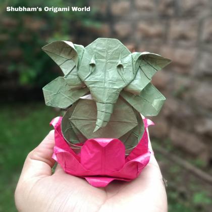 Origami Ganesha by Shubham Mathur