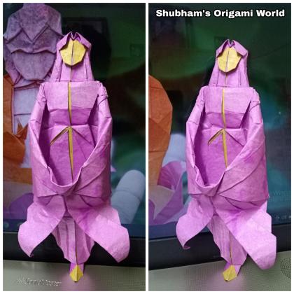 Origami Kimono Girl by Shubham Mathur