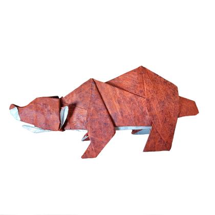 Bear, designed and folded by Francesco Massimo