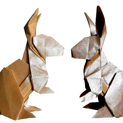 Rabbit, designed and folded by Francesco Massimo