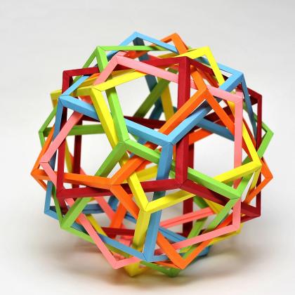 Six Interlocking Pentagonal Prisms #2