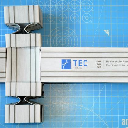 Modular origami joystick gimbal and compliant pivot joints