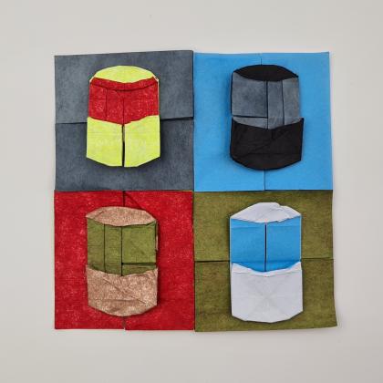 Modular: Pop art soup cans