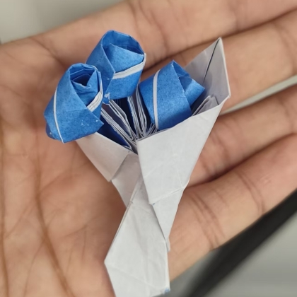 a bouquet of flowers