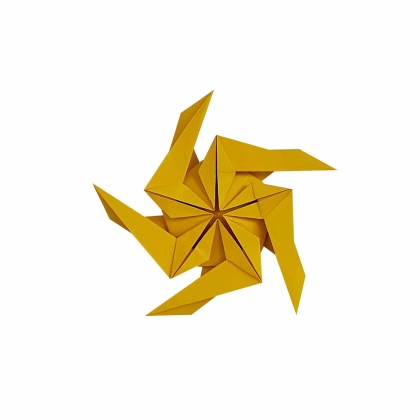 Pentagonal Spinning Star