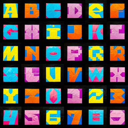 Fröbel Alphanumeric Character Set No.1